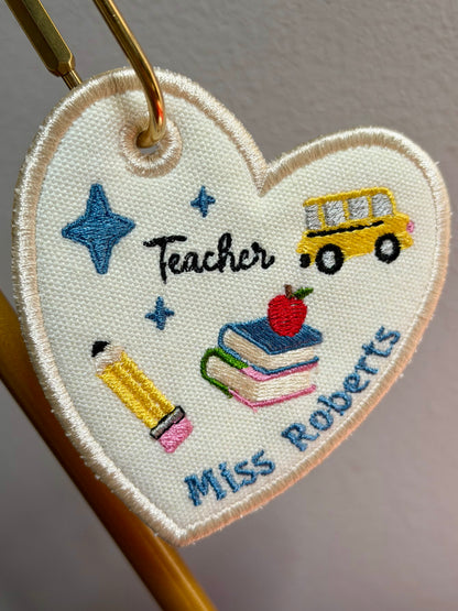Personalized Teacher Bag Tag
