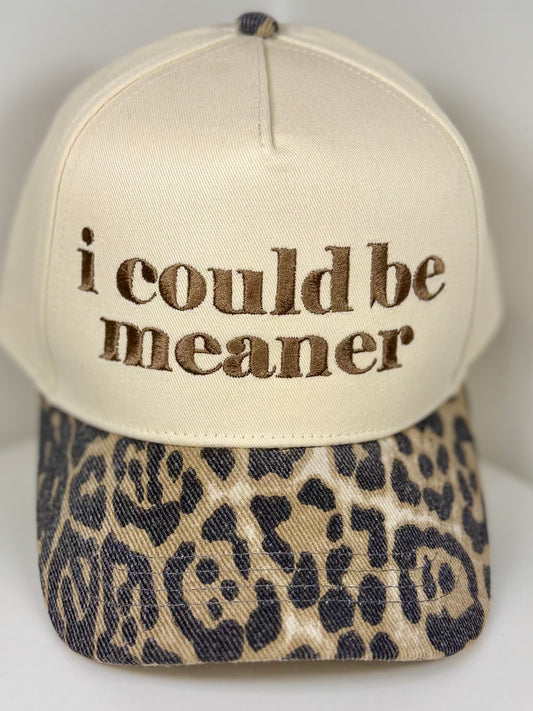 i could be meaner leopard