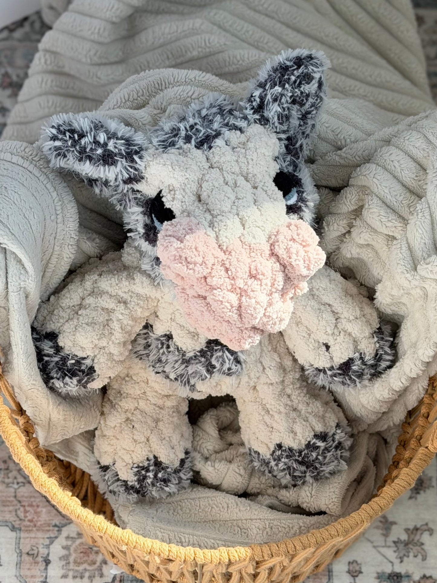 Fuzzy Cow Snuggler