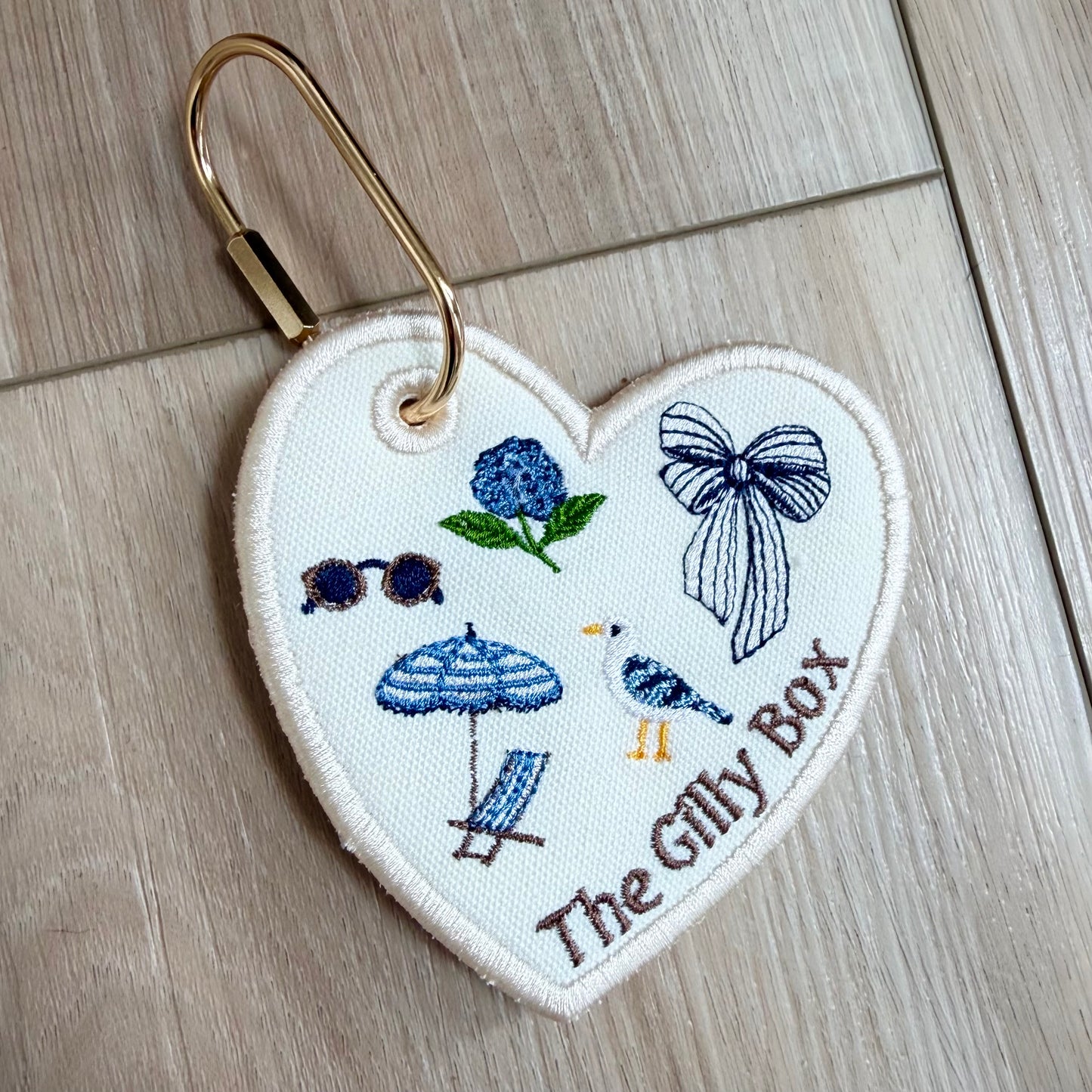 Personalized Coastal Bag Charm