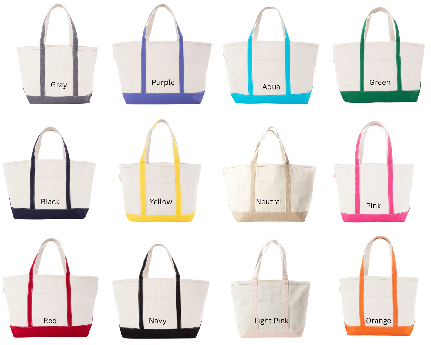 The Icon Tote | Fully Custom Embroidered Canvas Bag