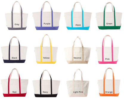 The Icon Tote | Fully Custom Embroidered Canvas Bag