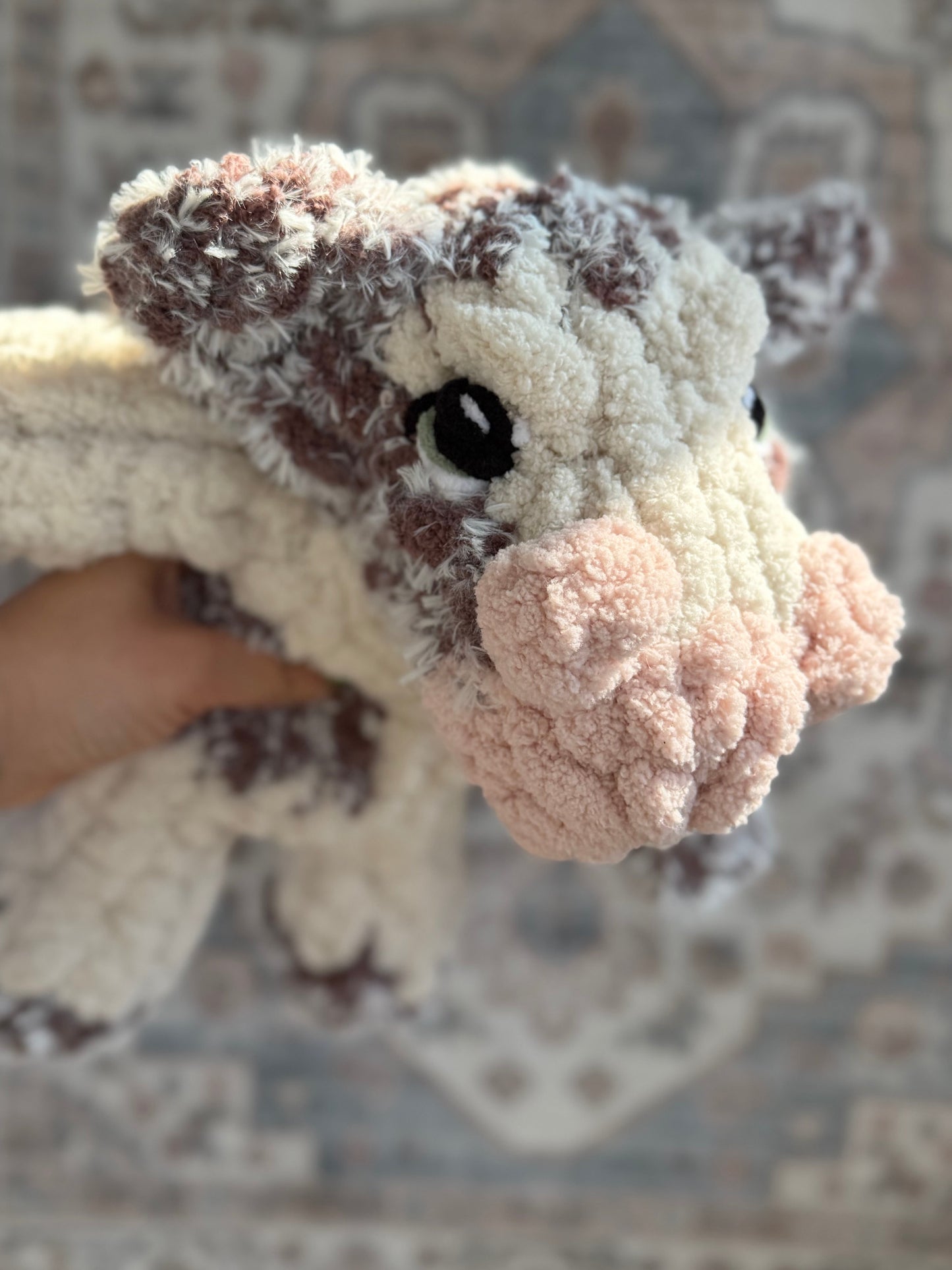 Fuzzy Cow Snuggler