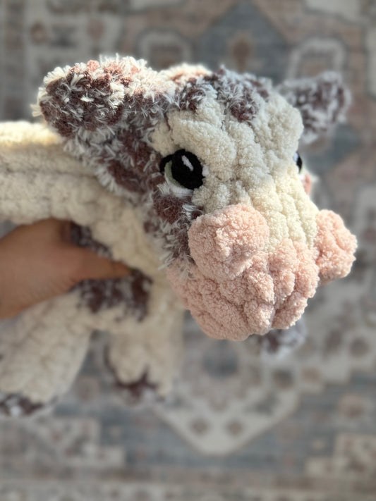 Fuzzy Cow Snuggler