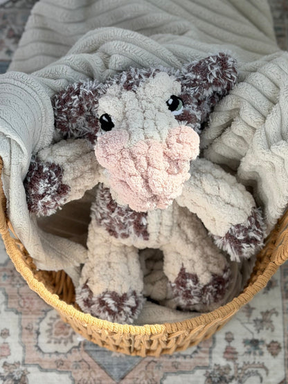 Fuzzy Cow Snuggler
