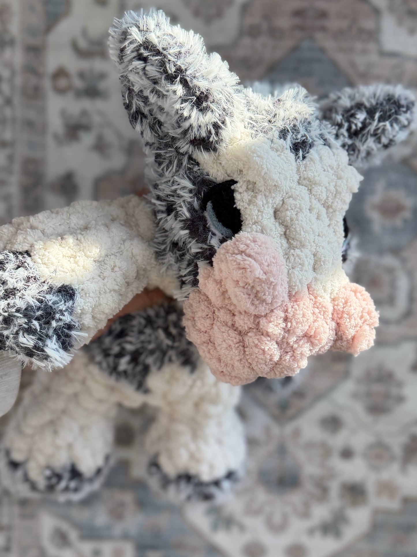 Fuzzy Cow Snuggler