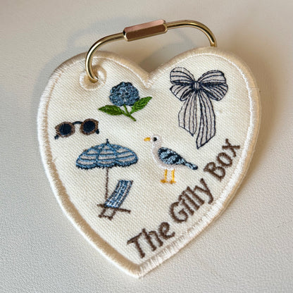 Personalized Coastal Bag Charm