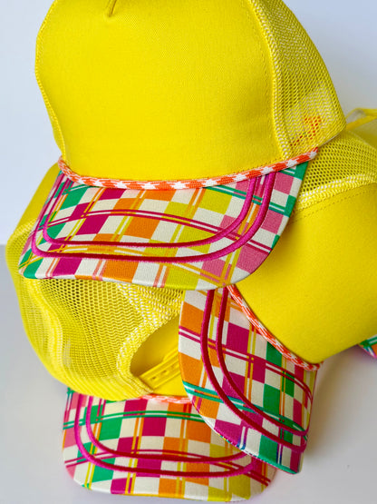YELLOW MESH CHECKER