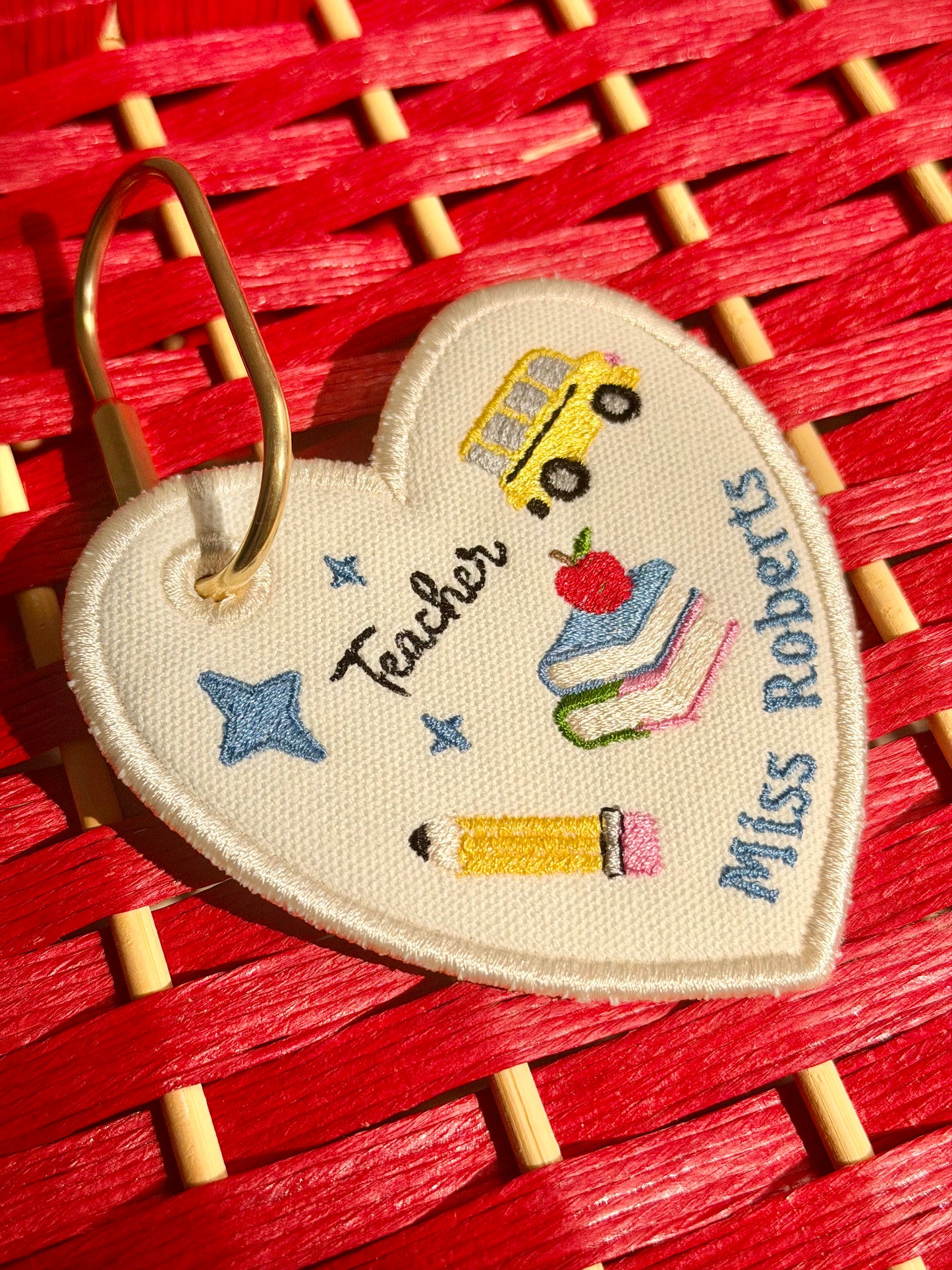 Personalized Teacher Bag Tag