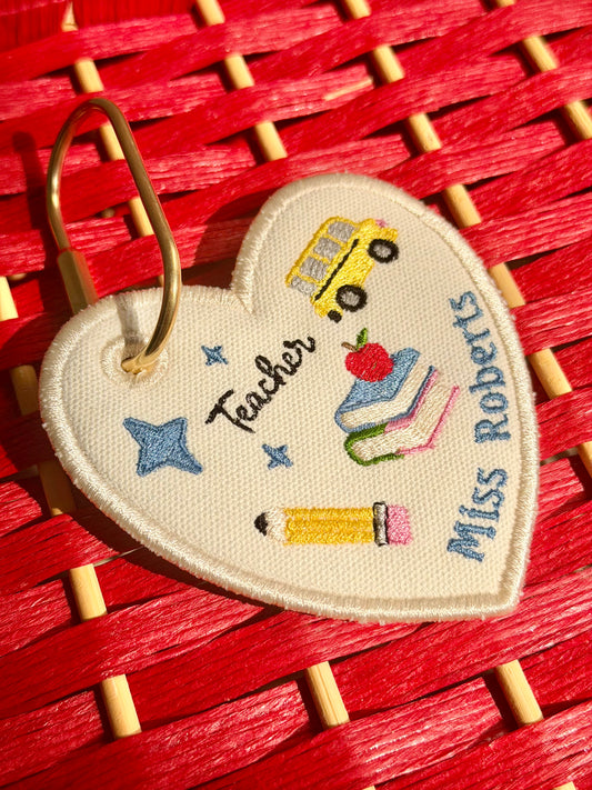 Personalized Teacher Bag Tag