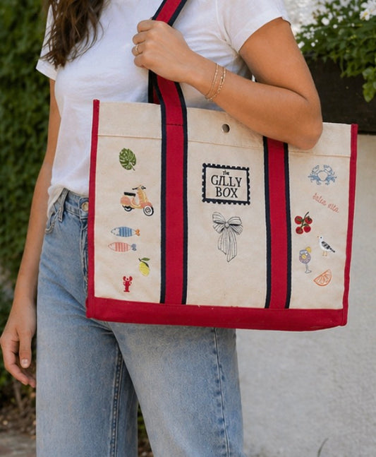 The Icon Tote | Fully Custom Embroidered Canvas Bag