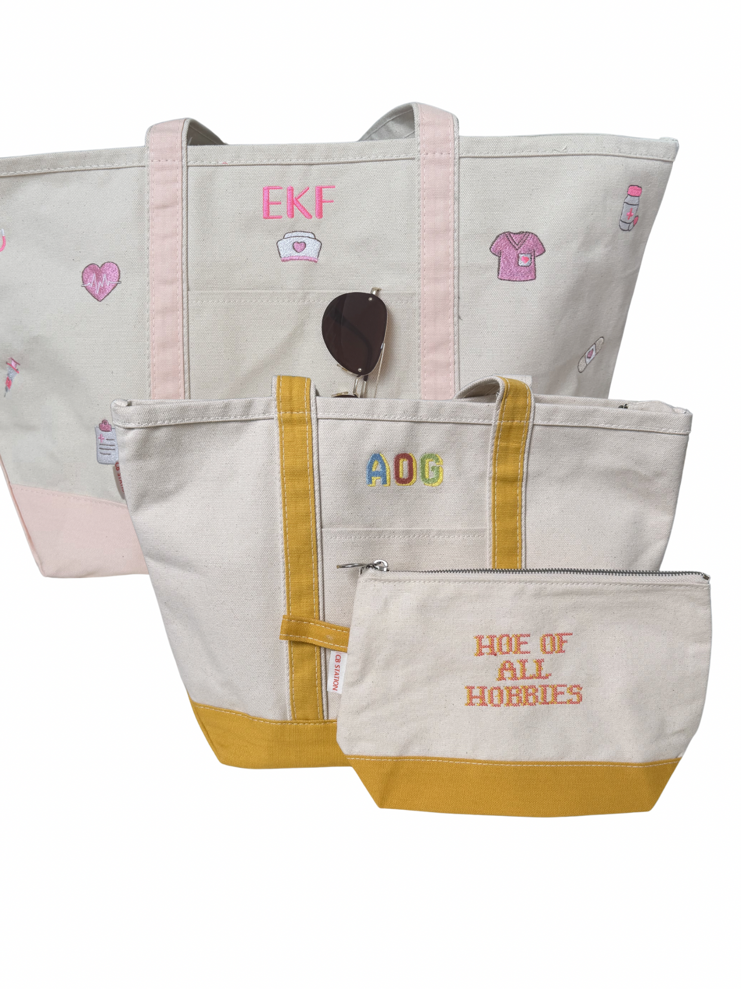 The Icon Tote | Fully Custom Embroidered Canvas Bag