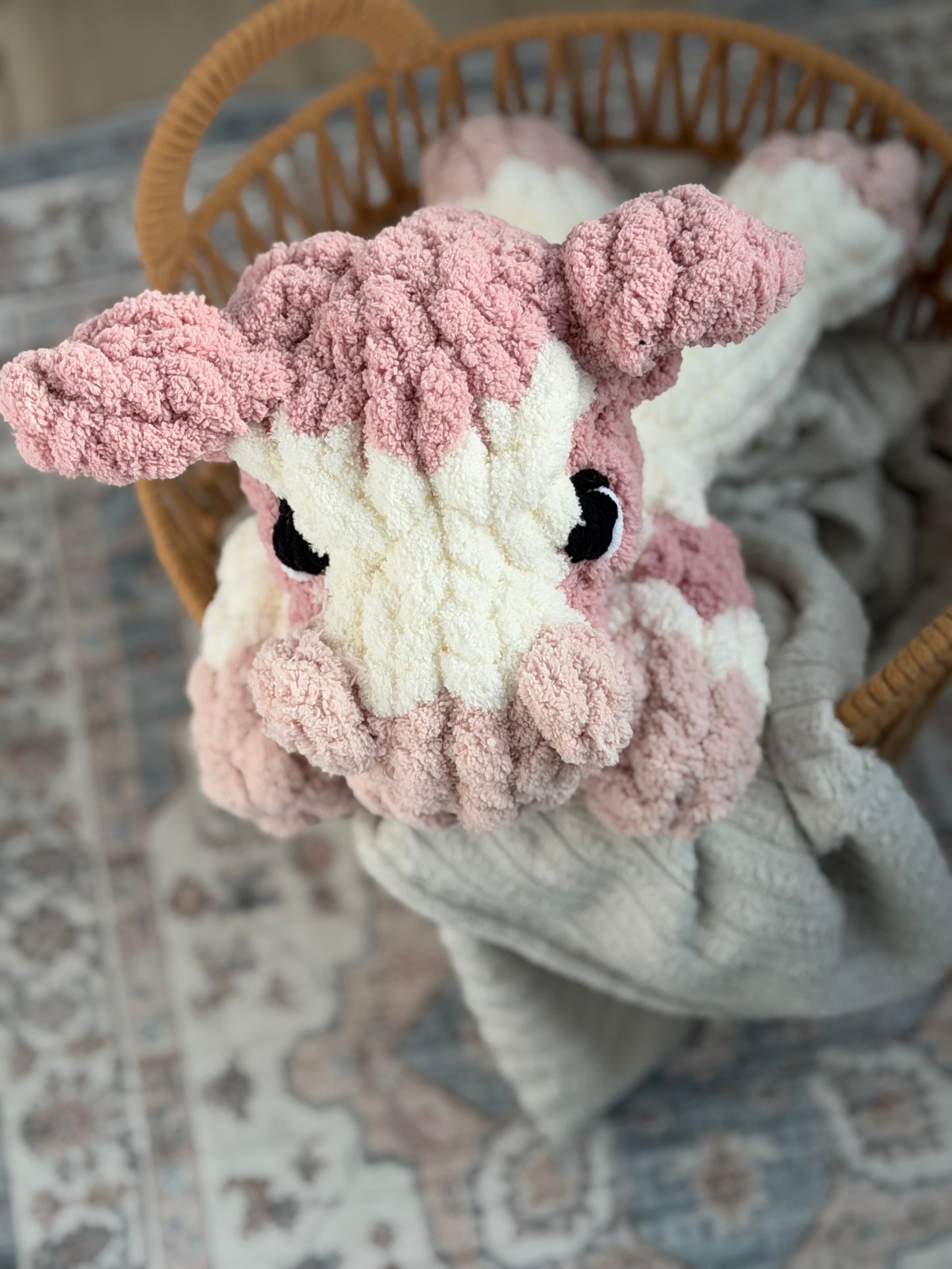 Strawberry The Cow Snuggler