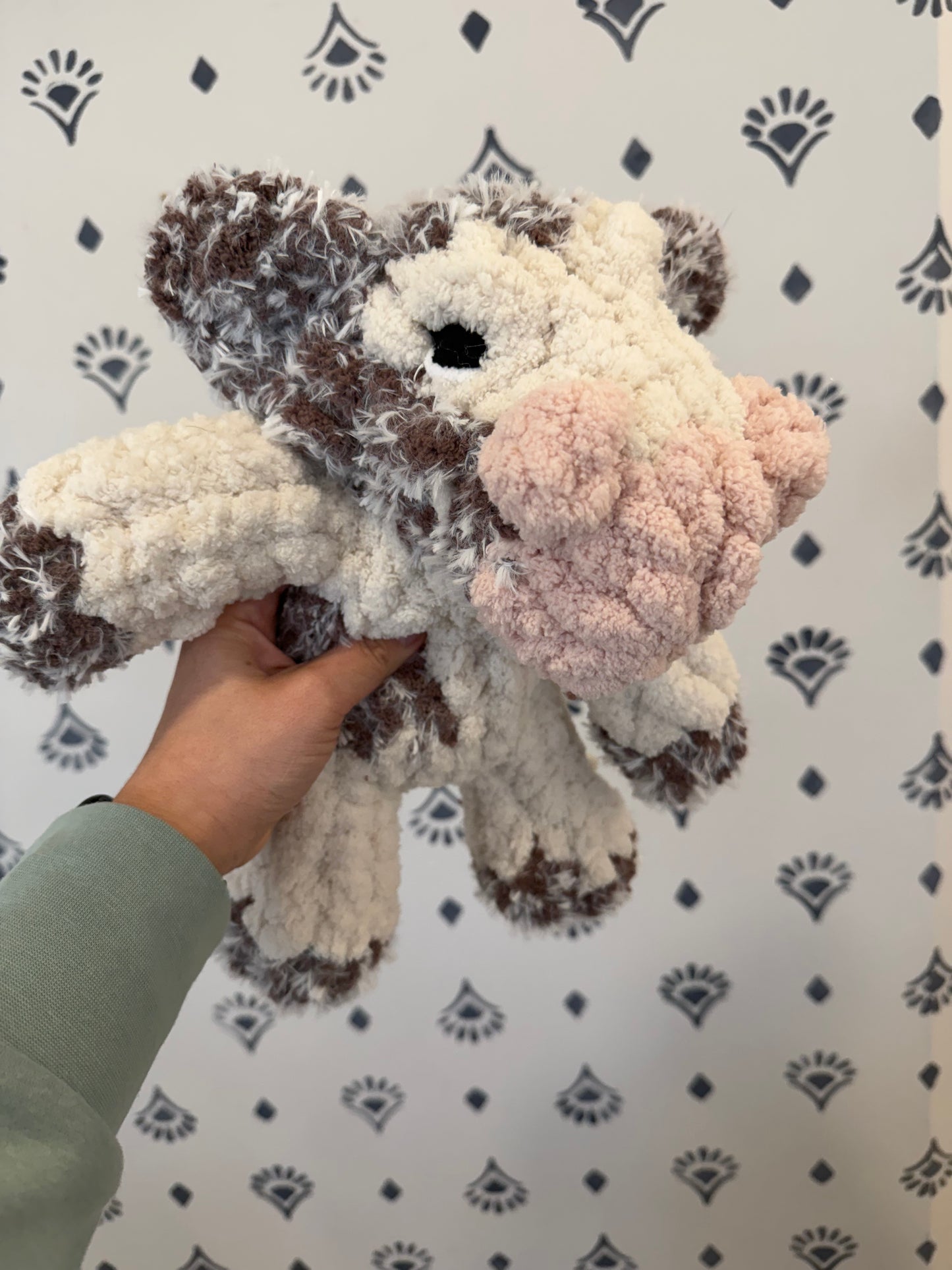 Fuzzy Cow Snuggler